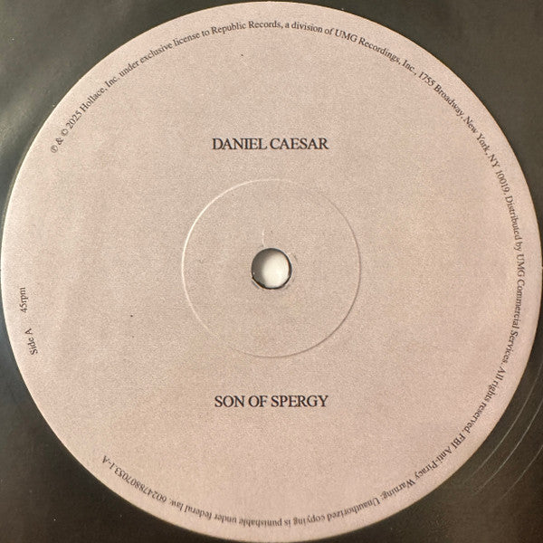 Buy Daniel Caesar : Son of Spergy (2xLP, Ltd, W/Lbl, Fir) Online