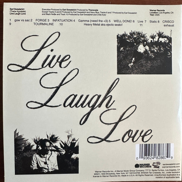 Earl Sweatshirt : Live Laugh Love (CD, Album)