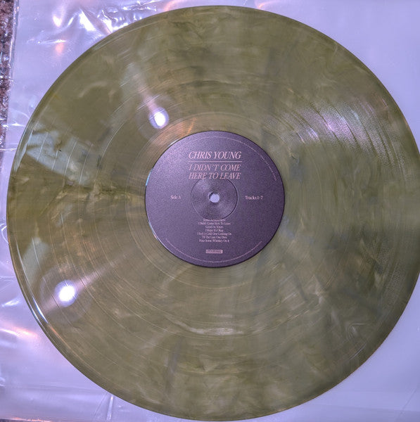 Chris Young (11) : I Didn't Come Here To Leave (LP, Album, Gre)
