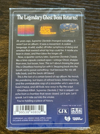 Ghostface Killah : Supreme Clientele 2 (Cass, Album)