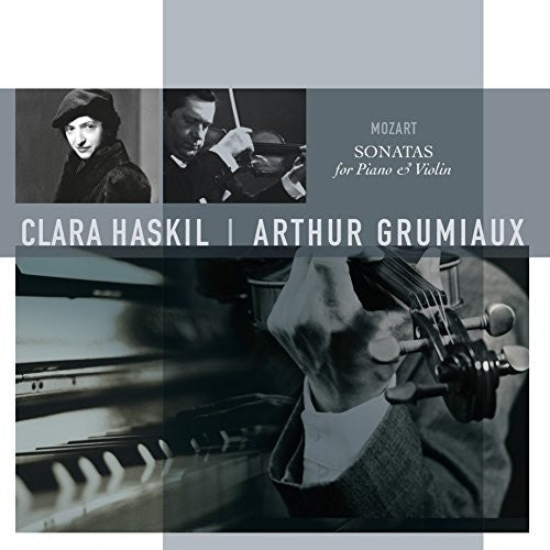 the album cover for Mozart / Clara Haskil / Grumiaux,Arthur - Mozart: Sonatas For Piano & Violin
