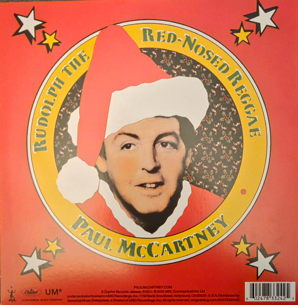 Paul McCartney : Wonderful Christmastime (7", Single, Ltd, RE, Yel)