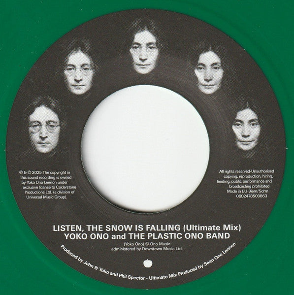 John & Yoko*, The Plastic Ono Band With The Harlem Community Choir : Happy Xmas (War Is Over) (7", Single, RE, Gre)