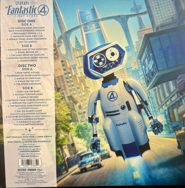 Michael Giacchino : Marvel Studios The Fantastic Four: First Steps Original Motion Picture Soundtrack (2xLP, Album)