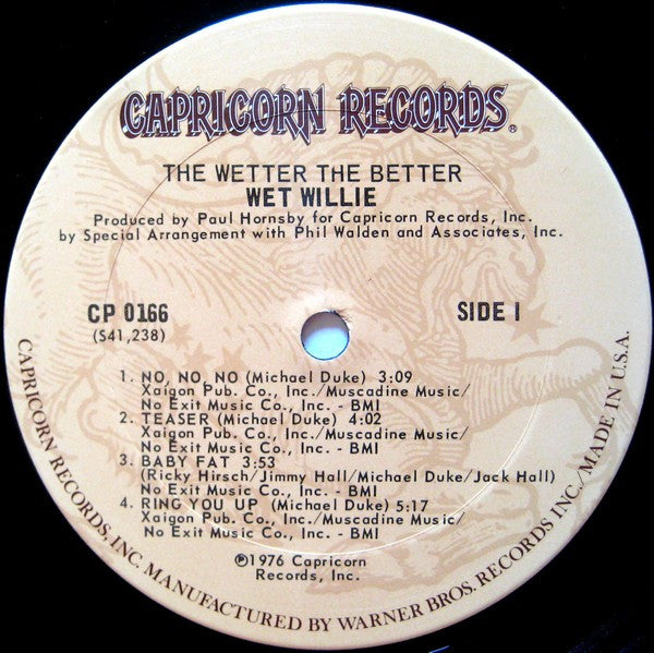 Buy Wet Willie : The Wetter The Better (LP, Album) Online for a