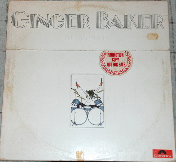 Ginger Baker : At His Best (2xLP, Comp, Promo, Top)