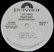 Ginger Baker : At His Best (2xLP, Comp, Promo, Top)