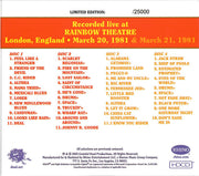 Grateful Dead* : Dave's Picks, Volume 56 (Rainbow Theatre, London, England • 3/20/81 & 3/21/81) (4xHDCD, Ltd, Num)