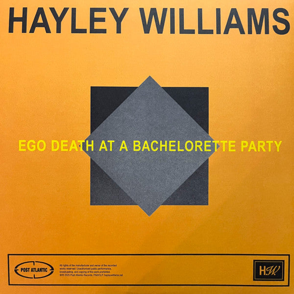 Hayley Williams : Ego Death at a Bachelorette Party (LP, Album, 26 )