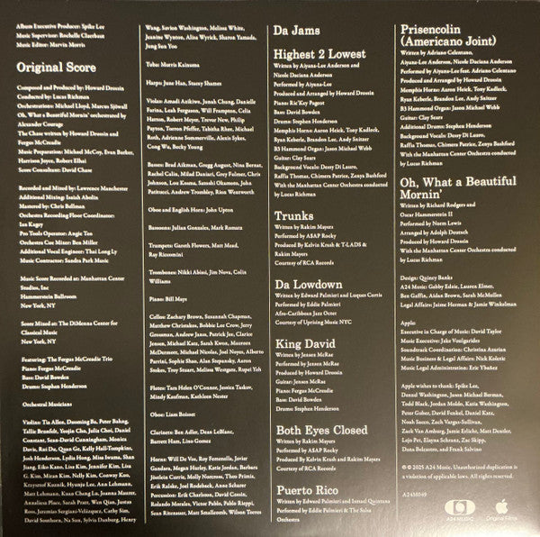 Howard Drossin : Highest To Lowest (Original Soundtrack) (LP, Album, Pla)
