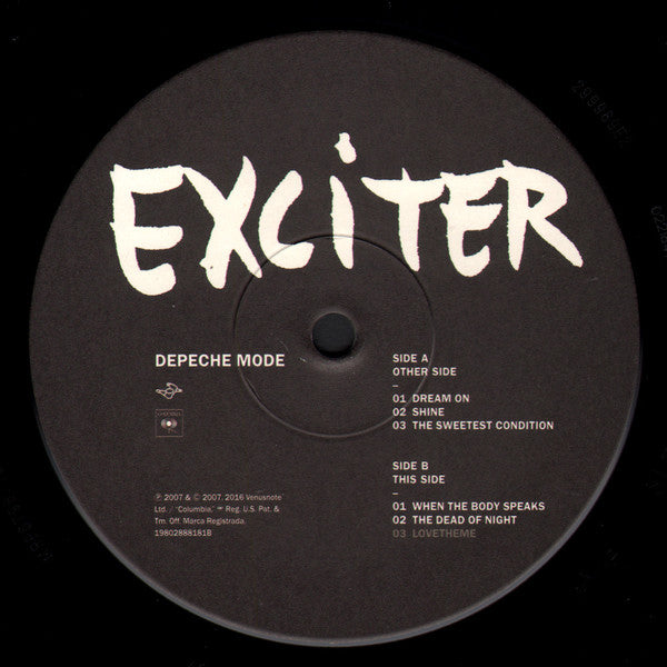 Depeche Mode : Exciter (2xLP, Album, RE, RM)