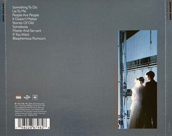 Depeche Mode : Some Great Reward (CD, Album, RE, RM)