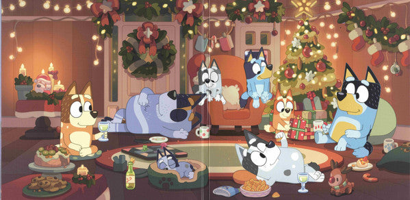 Joff Bush & The Bluey Music Team : Verandah Santa (7", EP, Whi)