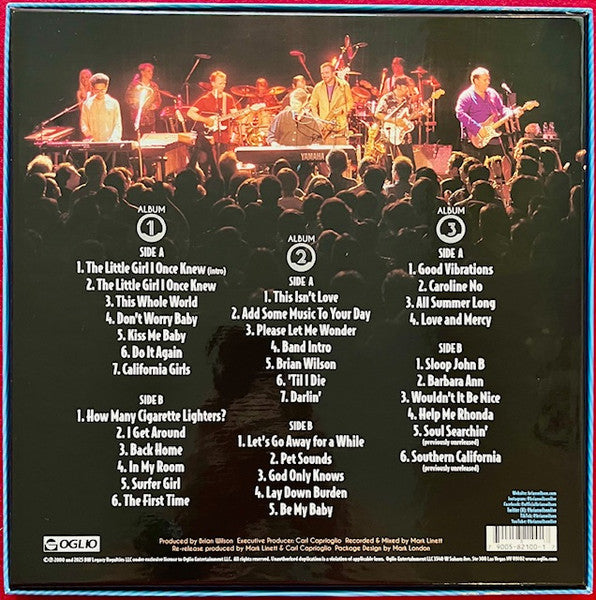 Brian Wilson : Live At The Roxy! Theatre (LP, Red + LP, Whi + LP, Blu + Box, Album, Dlx, RE)