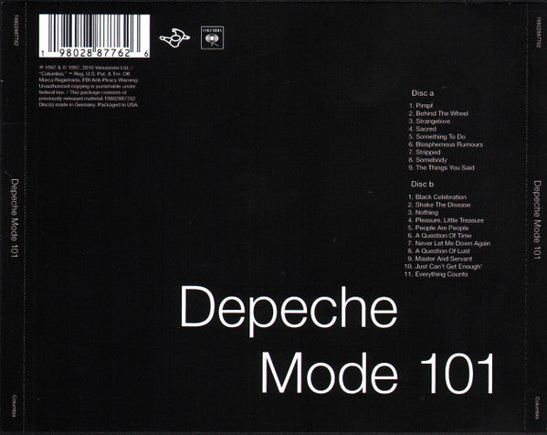 Depeche Mode : 101 (2xCD, Album, RE)