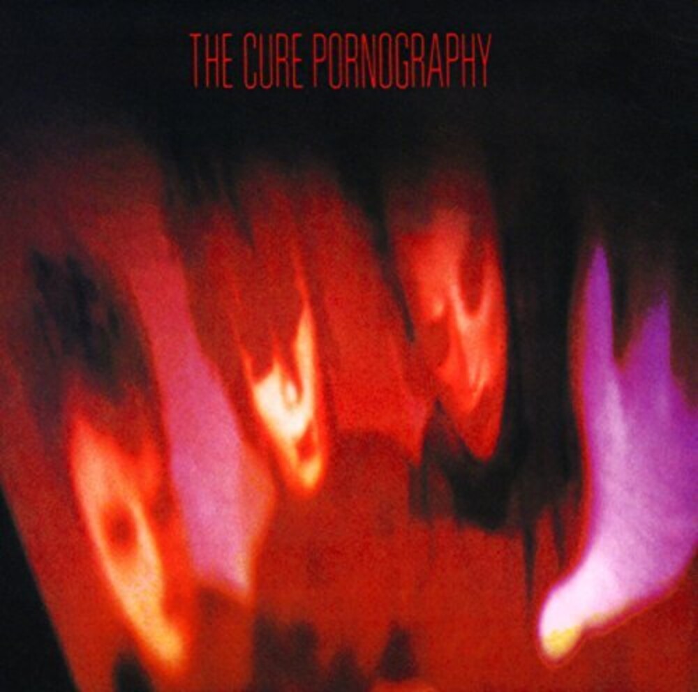 the album cover for The Cure - Pornography