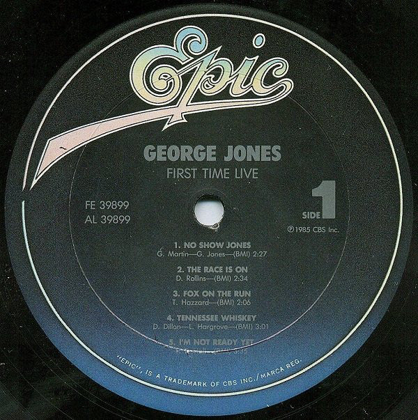 George Jones (2) : First Time Live! (LP, Album)