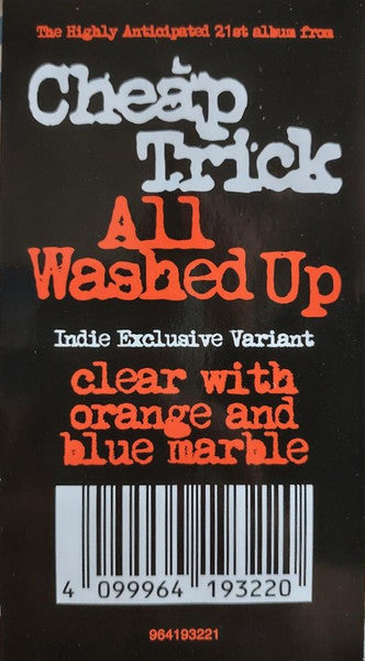 Cheap Trick : All Washed Up (LP, Album, Cle)