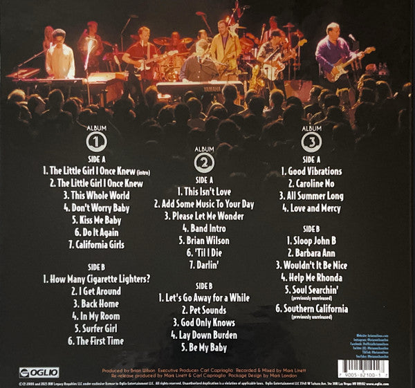 Brian Wilson : Live At The Roxy! Theatre (3xLP, Red + Box, Album, Dlx, RE)