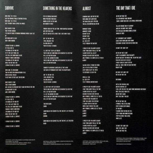 Lewis Capaldi : Survive (12", EP, Ltd, Cle)