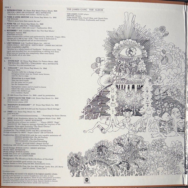 The James Gang* : Yer' Album (LP, Album, Gat)