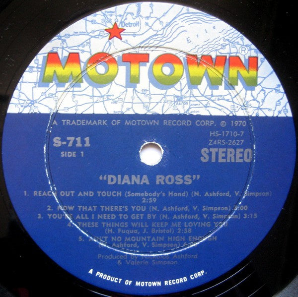 Diana Ross : Diana Ross (LP, Album, Hol)