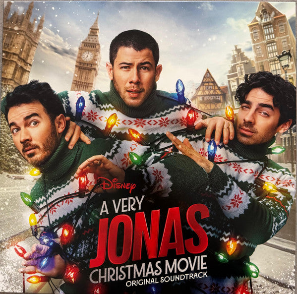 Jonas Brothers : A Very Jonas Christmas Movie Original Soundtrack (LP, Album, Gre)