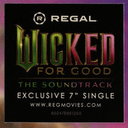 Cynthia Erivo & Ariana Grande : For Good (7", Single, Bla)