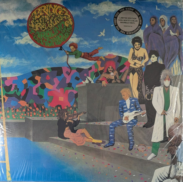 Prince And The Revolution : Around The World In A Day (LP, Album, RE, Whi)