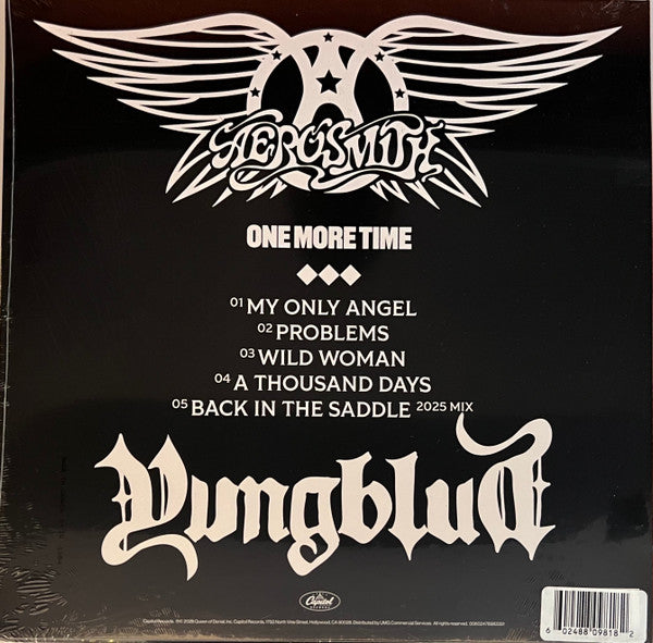 Aerosmith, Yungblud (3) : One More Time (LP, S/Sided, EP, Etch, Ltd, Cle)