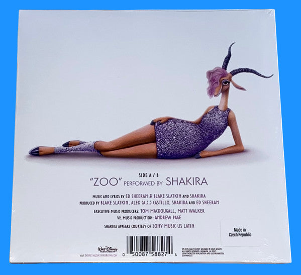 Shakira : Zoo (7", Single, Tra)