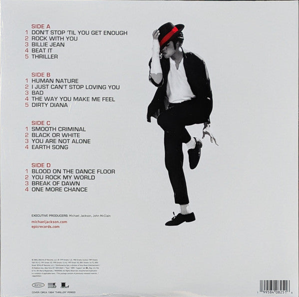Michael Jackson : Number Ones (2xLP, Comp, RE, Red)