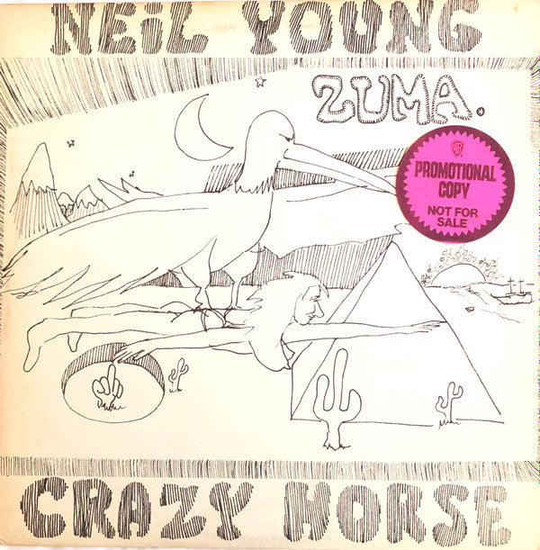 Neil Young With Crazy Horse : Zuma (LP, Album, Promo)