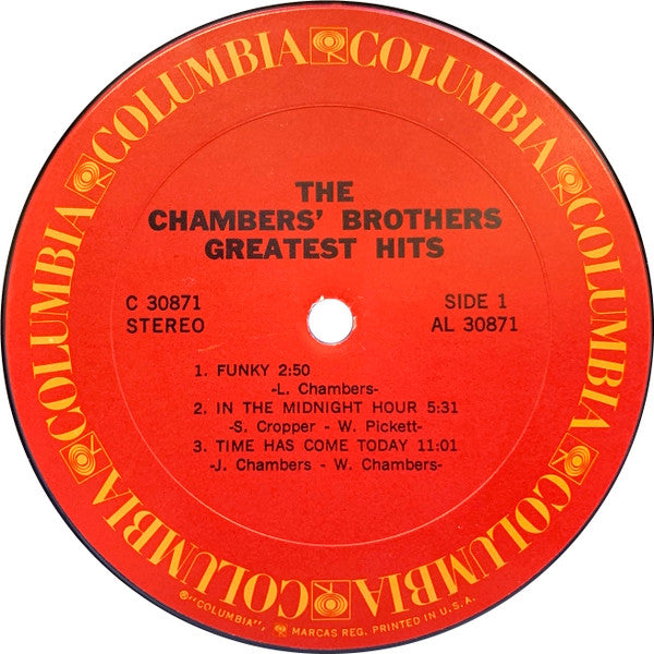 The Chambers Brothers : The Chambers Brothers' Greatest Hits (LP, Comp, Pit)