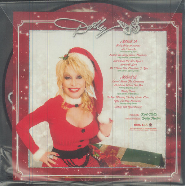 Dolly Parton : A Holly Dolly Christmas (LP, Album, Ltd, Pic, RE)