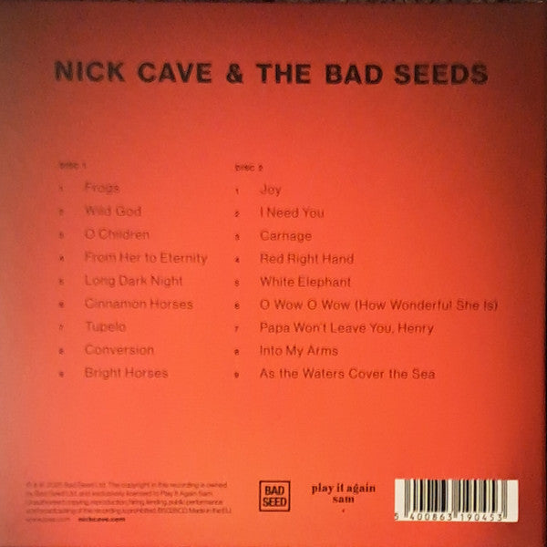 Nick Cave & The Bad Seeds : Live God (2xCD, Album)