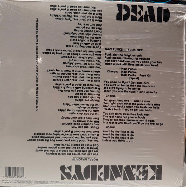 Dead Kennedys : Nazi Punks Fuck Off! (7", Single, RE, RM)