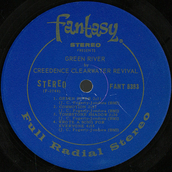 Creedence Clearwater Revival : Green River (LP, Album, Ind)