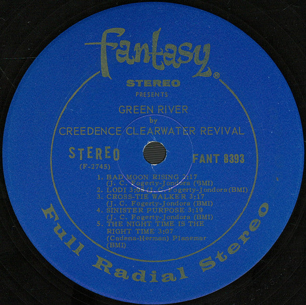 Creedence Clearwater Revival : Green River (LP, Album, Ind)