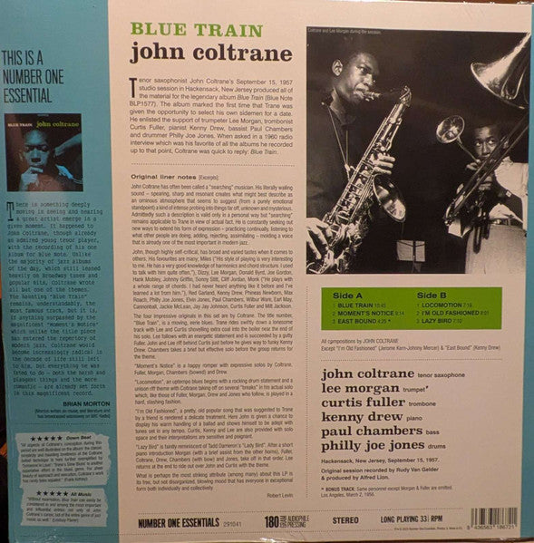 John Coltrane : Blue Train (LP, Album, RE)