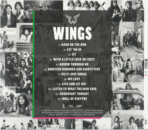 Wings (2) : Wings (CD, Comp)