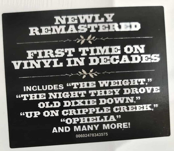 The Band : The Best Of The Band (LP, Comp, RE, RM)