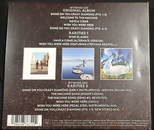 Pink Floyd : Wish You Were Here (2xCD, Album, RE, RM)
