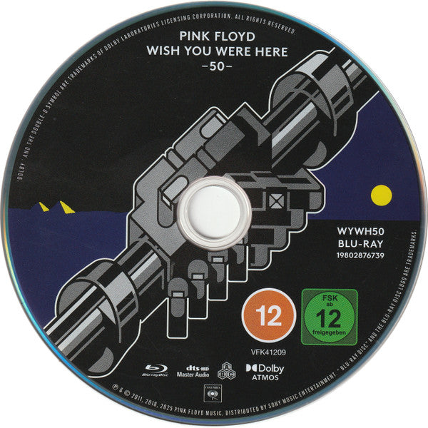 Pink Floyd : Wish You Were Here  (Blu-ray, Blu-ray-A, RE, RM, Multichannel, Dol)