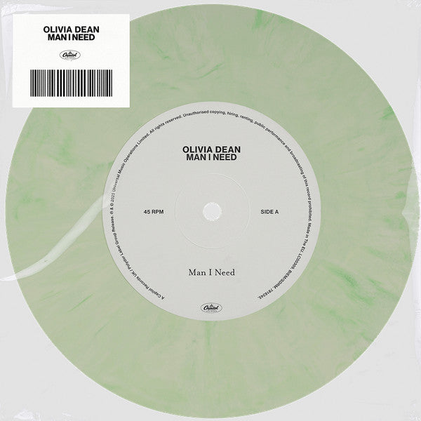 Olivia Dean : Man I Need (7", Ltd, Lig)