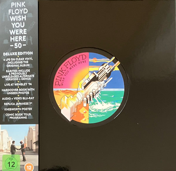 Pink Floyd : Wish You Were Here (4xLP, Album, Cle + 7", Single + 2xCD, Album + Blu-)