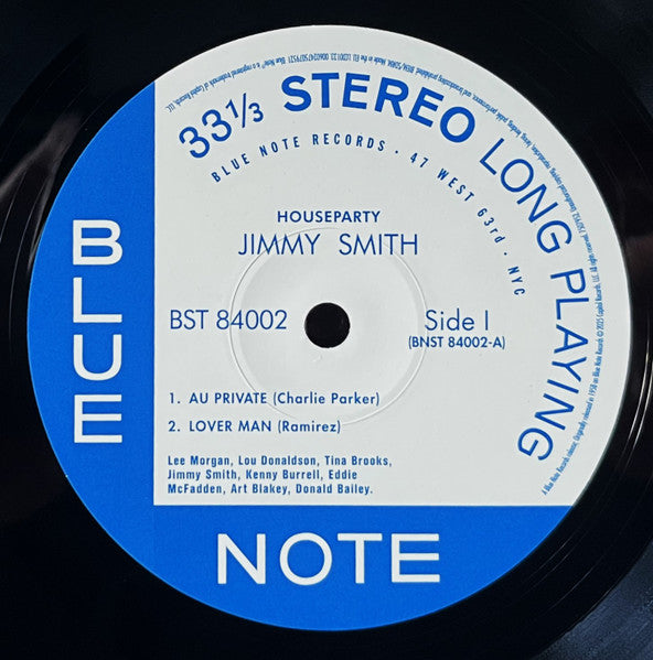 Jimmy Smith : House Party (LP, Album, RE)
