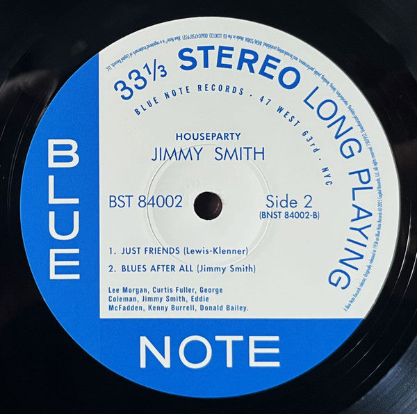Jimmy Smith : House Party (LP, Album, RE)