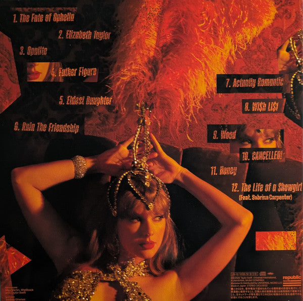 Taylor Swift : The Life Of A Showgirl (CD, Album, Dlx, Ltd, 7" )