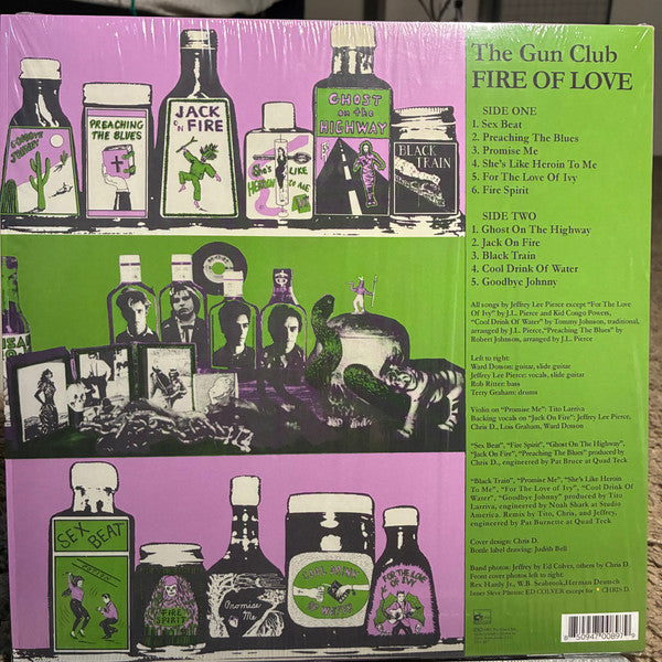 The Gun Club : Fire Of Love (LP, Album, RE)